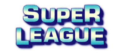 Super League logo for Sega Mega Drive